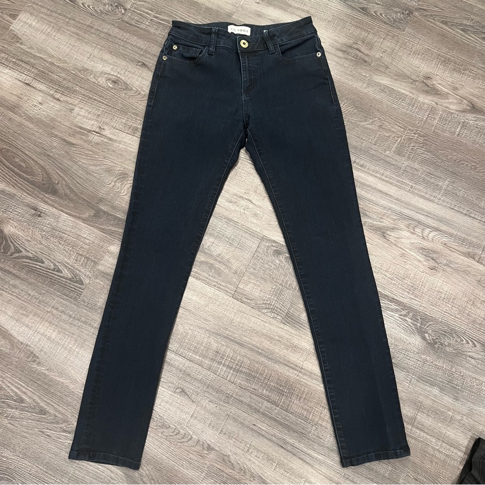 DL1961 Florence insta sculpt dark blue skinny jeans